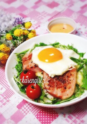 カフェ風☆チーズベーコンエッグ丼☆-レシピのメイン写真