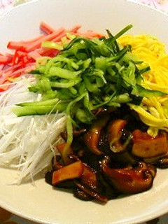 食欲のない時の逸品!春雨の冷やし中華!-レシピのメイン写真
