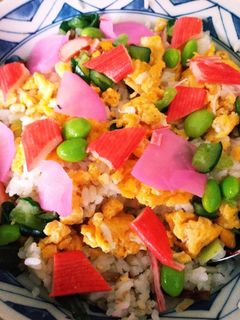 ちらし寿司ʕ•ٹ•ʔ-レシピのメイン写真