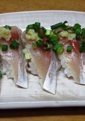 アジの握り寿司-レシピのメイン写真