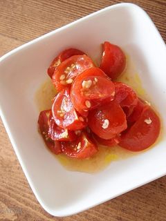 作り置きにも!トマトのマリネ-レシピのメイン写真