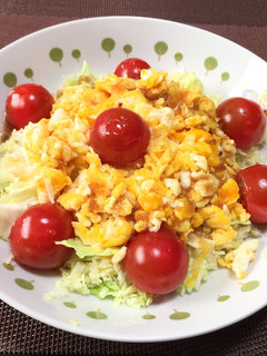 トマタマのキャベツサラダ!(^^)!-レシピのメイン写真