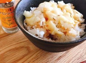 ずぼら飯＊クミンとチーズの醤油ご飯-レシピのメイン写真