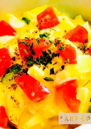 塩酒粕ヨーグルトと酢玉ねぎでエッグサラダ-レシピのメイン写真