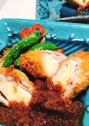 豚肉の林檎巻き・バルサミコ林檎ソース-レシピのメイン写真