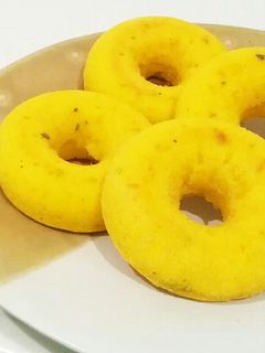 かぼちゃとチーズの焼きドーナツ-レシピのメイン写真