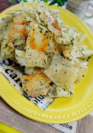 簡単＊春巻の皮で中華風のり塩チップス-レシピのメイン写真