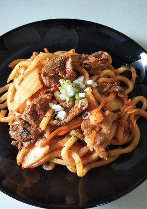 ダシダで旨！＊～キムチ焼きうどん～※-レシピのメイン写真