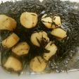 ホタテ、ひじきの煮物