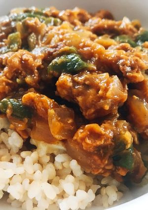 レンジでキーマカレー-レシピのメイン写真