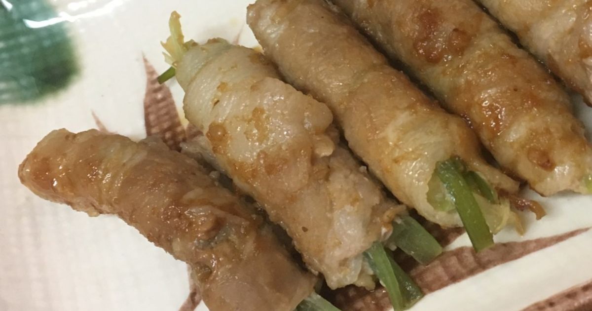 豚肉巻き白髪ねぎ by ほのぼの・・・ 【クックパッド】 簡単
