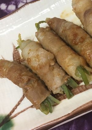 豚肉巻き白髪ねぎ-レシピのメイン写真