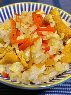 簡単にんじんご飯!鶏肉と人参の混ぜごはん-レシピのメイン写真