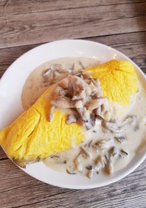 食材3つで簡単舞茸オムレツ♪-レシピのメイン写真
