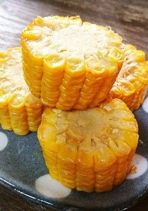 レトルトにヒト手間うんまい焼きもろこし♪-レシピのメイン写真