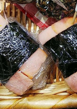 スパムおむすび風魚肉ソーセージおむすび-レシピのメイン写真