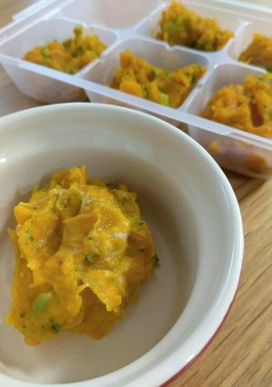 離乳食全期に かぼちゃのサラダ-レシピのメイン写真