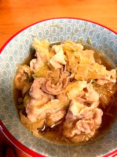 スープと食べる豚バラとキャベツのズボラ鍋-レシピのメイン写真
