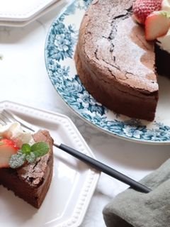 しっとり濃厚*ガトーショコラ♡-レシピのメイン写真