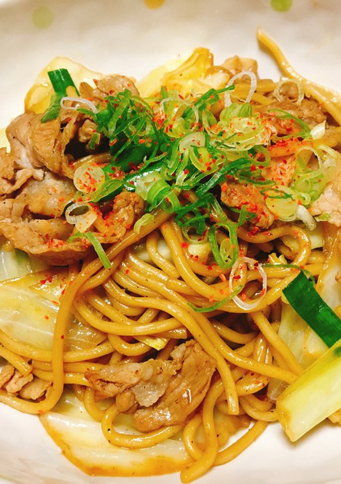 和風焼きそば-レシピのメイン写真