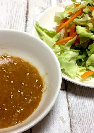 簡単！味噌ごまドレッシング-レシピのメイン写真