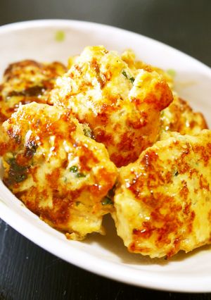 もやしでかさ増し！大葉鶏つくねの照り焼き-レシピのメイン写真