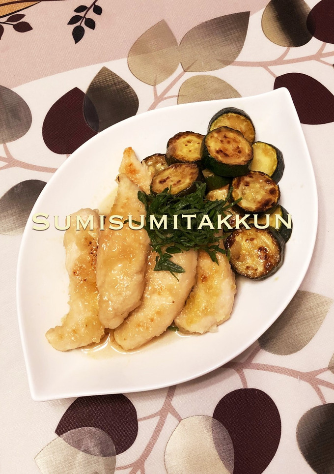 ささ身とズッキーニのさっぱり焼きびたし☆-レシピのメイン写真