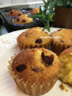 クランベリーマフィン-レシピのメイン写真