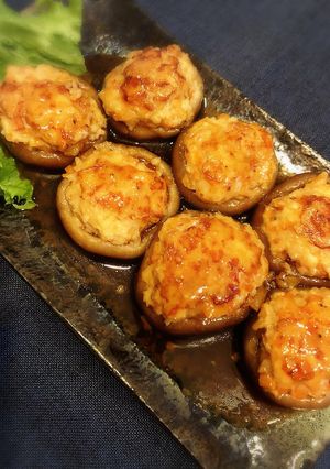 きのこ農家のしいたけの肉詰め-レシピのメイン写真
