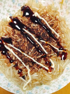サイリウムでお好み焼き風 スピードおかず-レシピのメイン写真