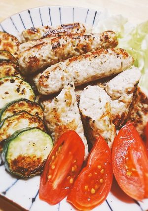 手作りソーセージ 混ぜ→レンチン→焼く-レシピのメイン写真