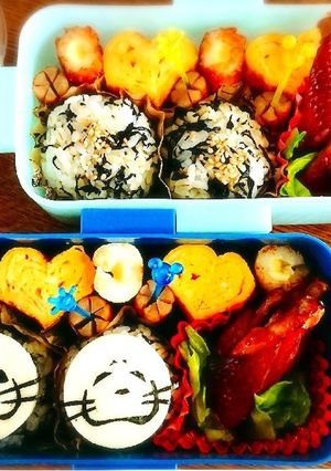 2018 運動会弁当・アザラシおにぎり-レシピのメイン写真