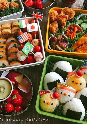 ひよこおにぎりの運動会弁当♪-レシピのメイン写真