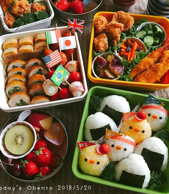 ひよこおにぎりの運動会弁当♪-レシピのメイン写真