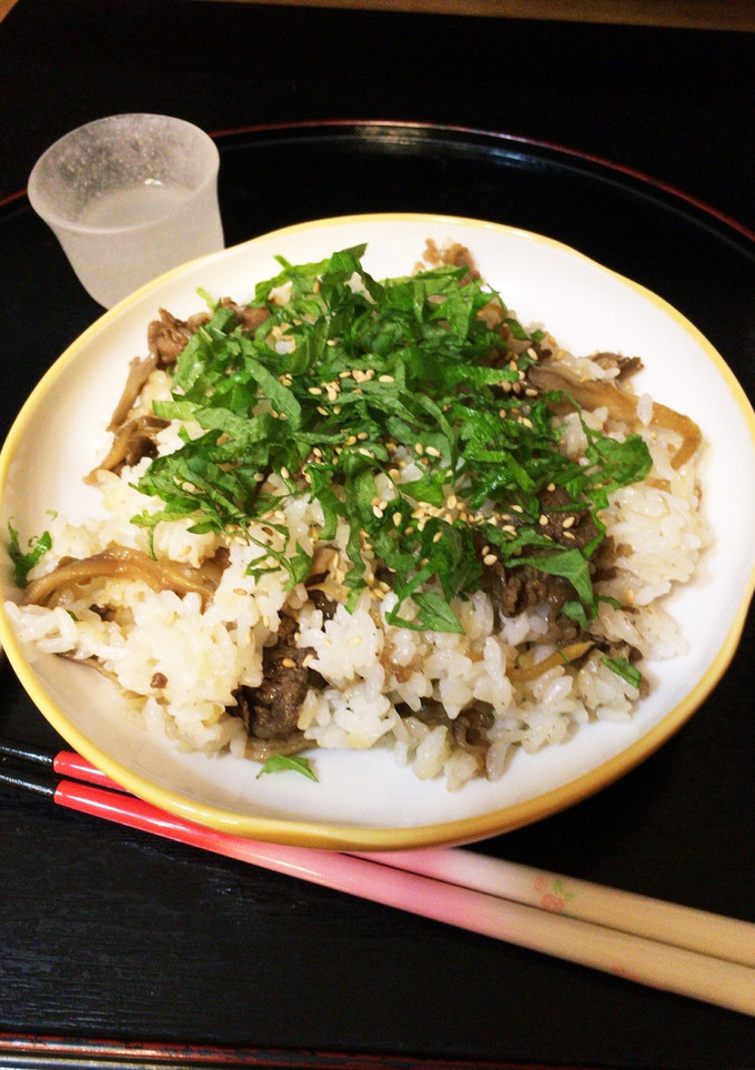 ☆牛肉と舞茸のちらし寿司☆-レシピのメイン写真