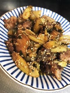 牛すじのセロリ炒め!-レシピのメイン写真