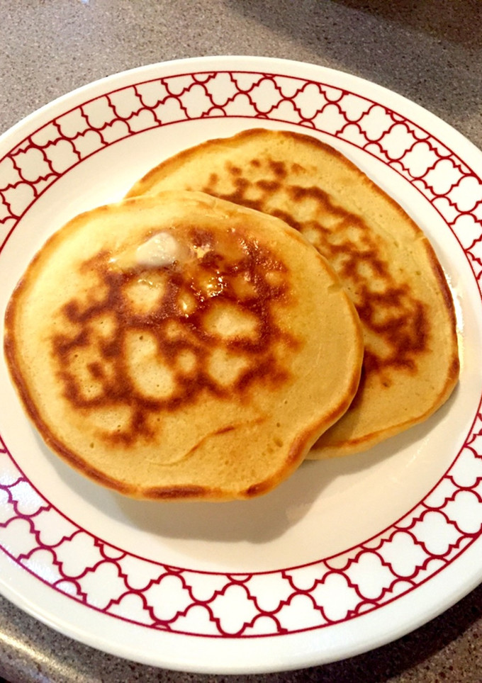 ささっとひとり分パンケーキ-レシピのメイン写真