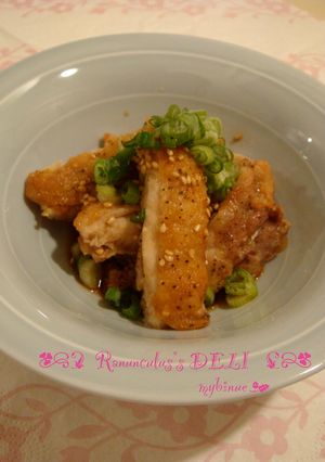 鶏肉さっぱり♔酢醤油ソースをかけて♡-レシピのメイン写真