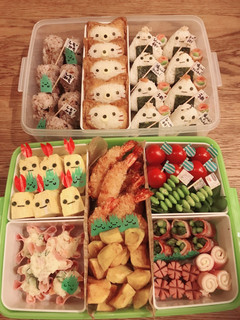 2018運動会すみっこぐらし弁当・_・-レシピのメイン写真