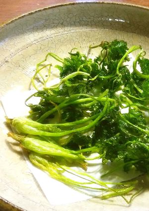 パクチーの素揚げ-レシピのメイン写真