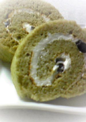 *抹茶のロールケーキ*-レシピのメイン写真