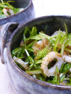 水菜とザーサイの和え物-レシピのメイン写真