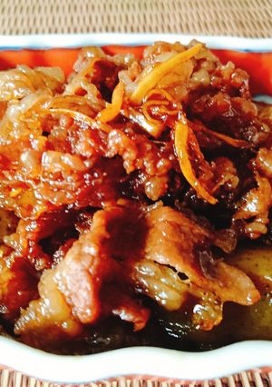牛肉とこんにゃくのしぐれ煮-レシピのメイン写真