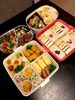 2018運動会☆ミニオンキャラ弁!-レシピのメイン写真