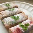 春巻きの皮で絶品スイーツ!?苺春巻き♡