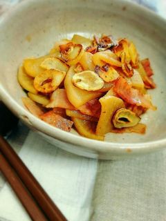 簡単☆大根とベーコンのニンニク炒め-レシピのメイン写真