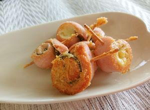 魚肉ｿｰｾｰｼﾞのｸﾙｸﾙ巻き-レシピのメイン写真