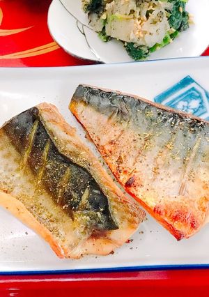 山椒と柚子胡椒風味の焼き鯖(でも煮る)-レシピのメイン写真