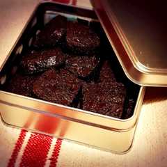 รูปของ ブラックココアのチョコチップクッキー