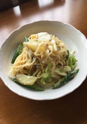 豆乳クリームパスタ☆vegan-レシピのメイン写真